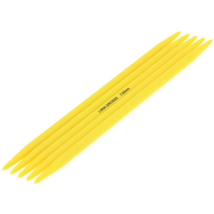 Lana Grossa Aghi da calza plastica mis. 7,0/20cm