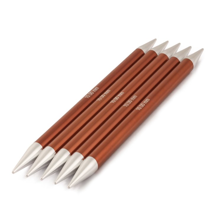 Lana Grossa Aghi da calza alluminio Rainbow mis. 10,0/20cm