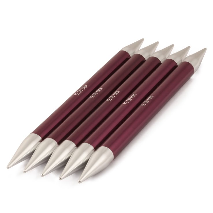 Lana Grossa Aghi da calza alluminio Rainbow mis. 12,0/20cm