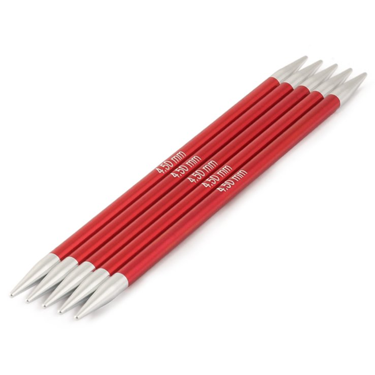 Lana Grossa Aghi da calza alluminio Rainbow mis. 4,5/15cm