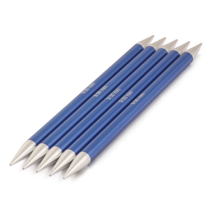 Lana Grossa Aghi da calza alluminio Rainbow mis. 9,0/20cm