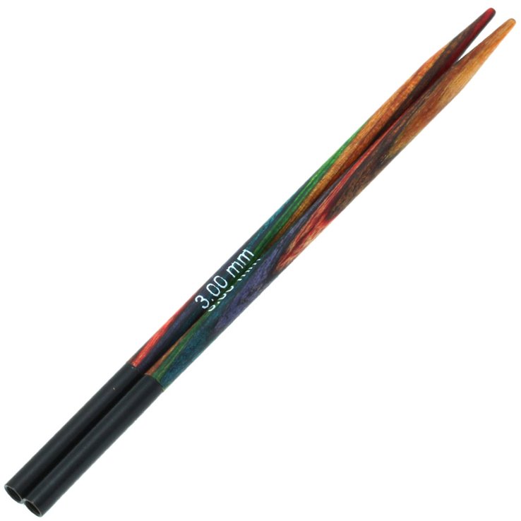 Lana Grossa Aghi intercambiabili Vario design-legno Color mis. 3,0 corti