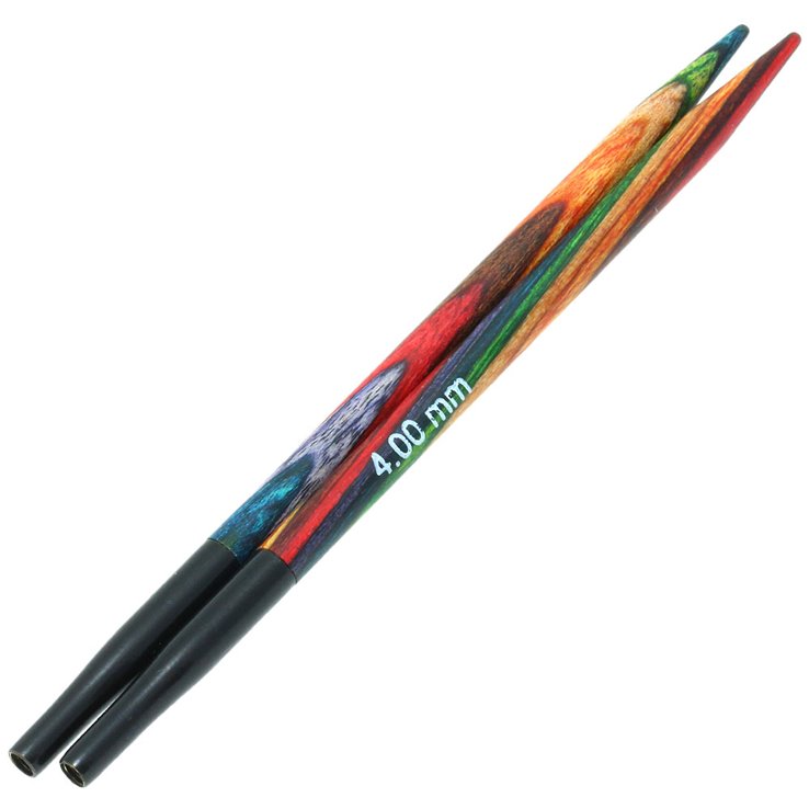 Lana Grossa Aghi intercambiabili Vario design-legno Multicolor mis. 4,0 corto