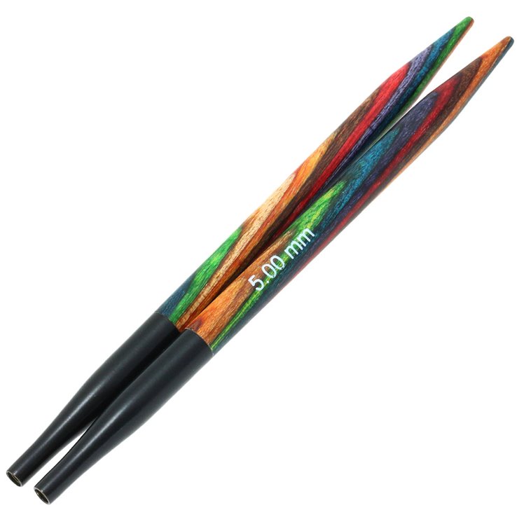 Lana Grossa Aghi intercambiabili Vario design-legno Multicolor mis. 5,0 corto