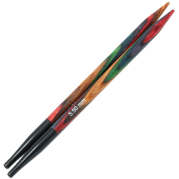 Lana Grossa Aghi intercambiabili Vario design-legno Multicolor mis. 5,5