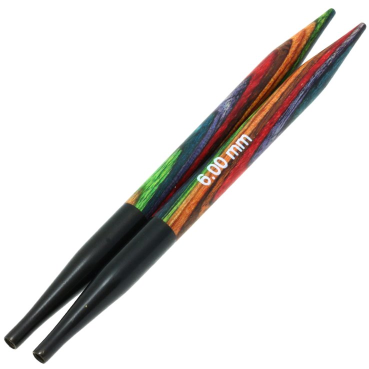 Lana Grossa Aghi intercambiabili Vario design-legno Multicolor mis. 6,0 corto