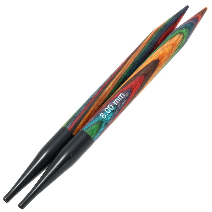 Lana Grossa Aghi intercambiabili Vario design-legno Color mis. 8,0