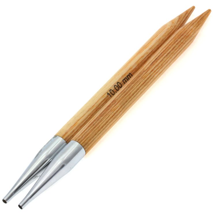 Lana Grossa Aghi intercambiabili Vario design-legno Natur mis.10,0