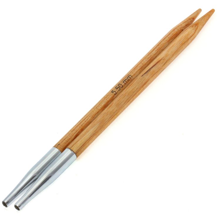 Lana Grossa Aghi intercambiabili Vario design-legno Natur mis. 5,5