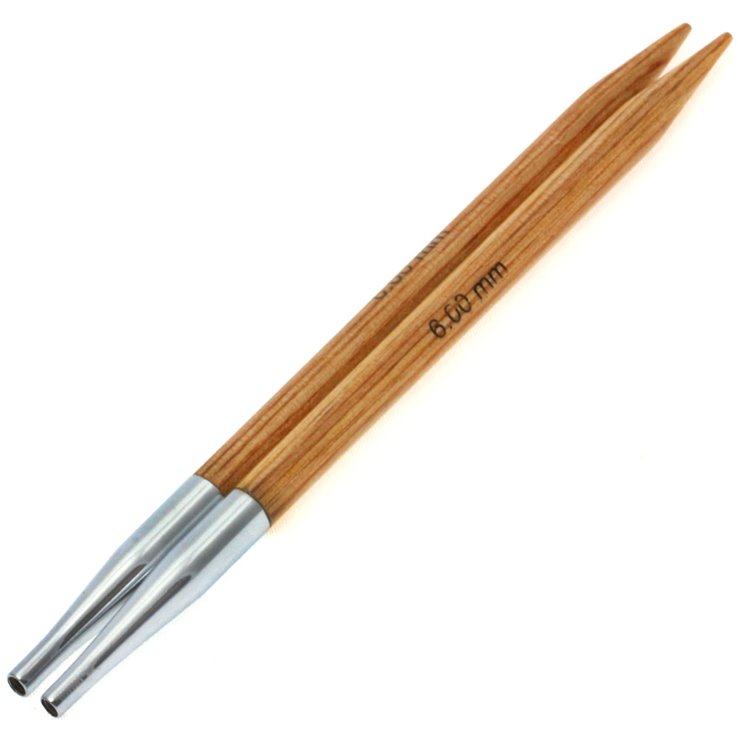 Lana Grossa Aghi intercambiabili Vario design-legno Natur mis. 6,0