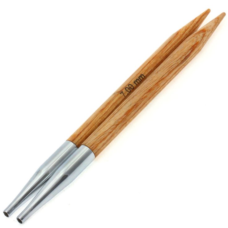 Lana Grossa Aghi intercambiabili Vario design-legno Natur mis. 7,0