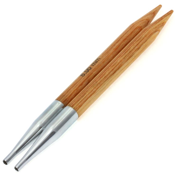 Lana Grossa Aghi intercambiabili Vario design-legno Natur mis. 8,0