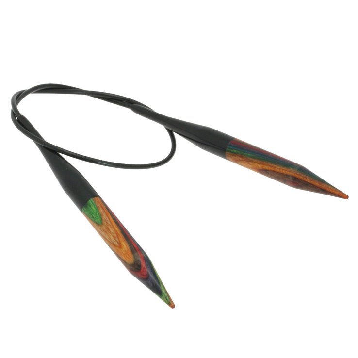 Lana Grossa Ago circolare da maglia design-legno Color mis. 8,0/40cm