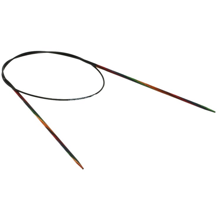 Lana Grossa Ago circolare da maglia design-legno Multicolor mis. 2,5/60cm