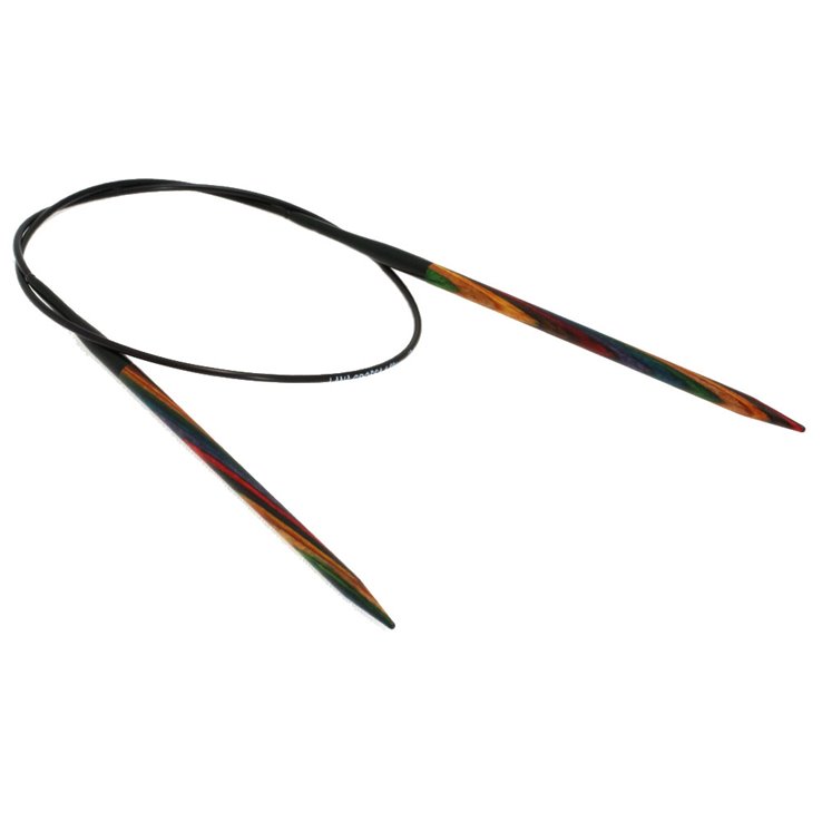 Lana Grossa Ago circolare da maglia design-legno Multicolor mis. 4,5/60cm