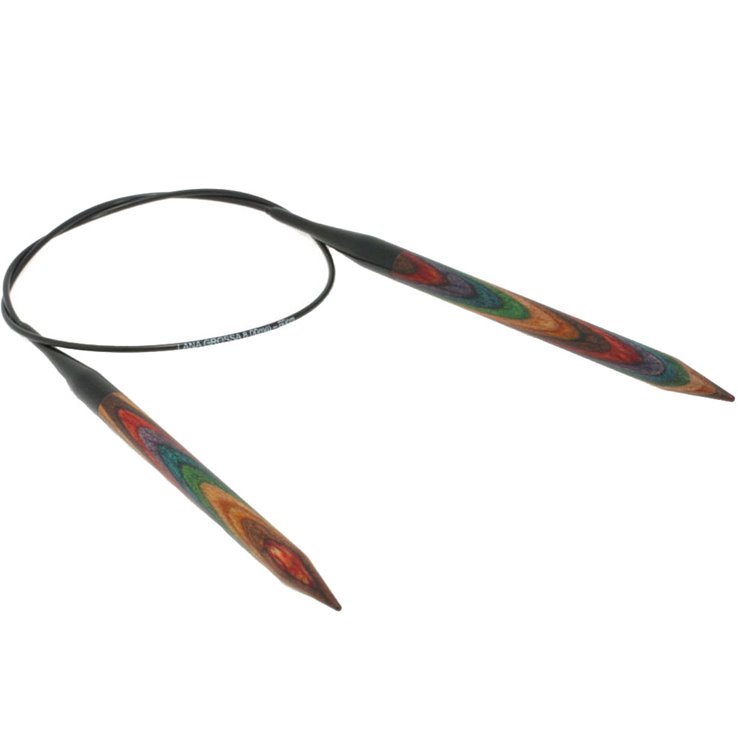 Lana Grossa Ago circolare da maglia design-legno Color mis. 8,0/60cm