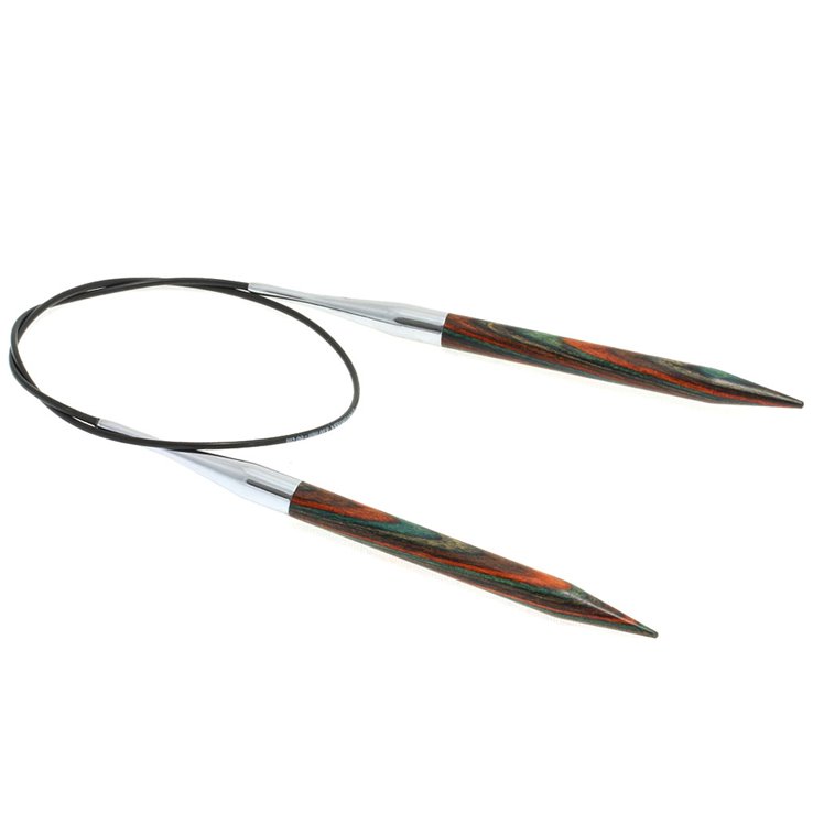 Lana Grossa Ago circolare da maglia design-legno Color mis. 8,0/60cm