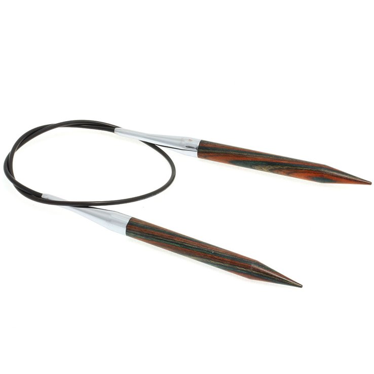 Lana Grossa Ago circolare da maglia design-legno Color mis. 9,0/60cm