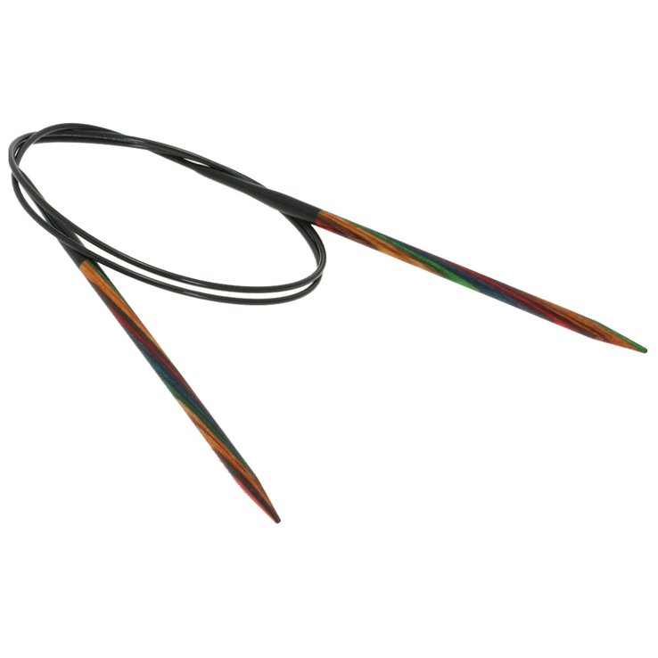 Lana Grossa Ago circolare da maglia design-legno Color mis. 4,5/80cm