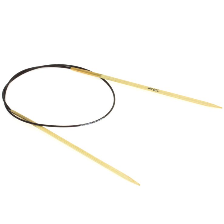 Lana Grossa Ago circolare da maglia bambù mis. 3,0/60cm