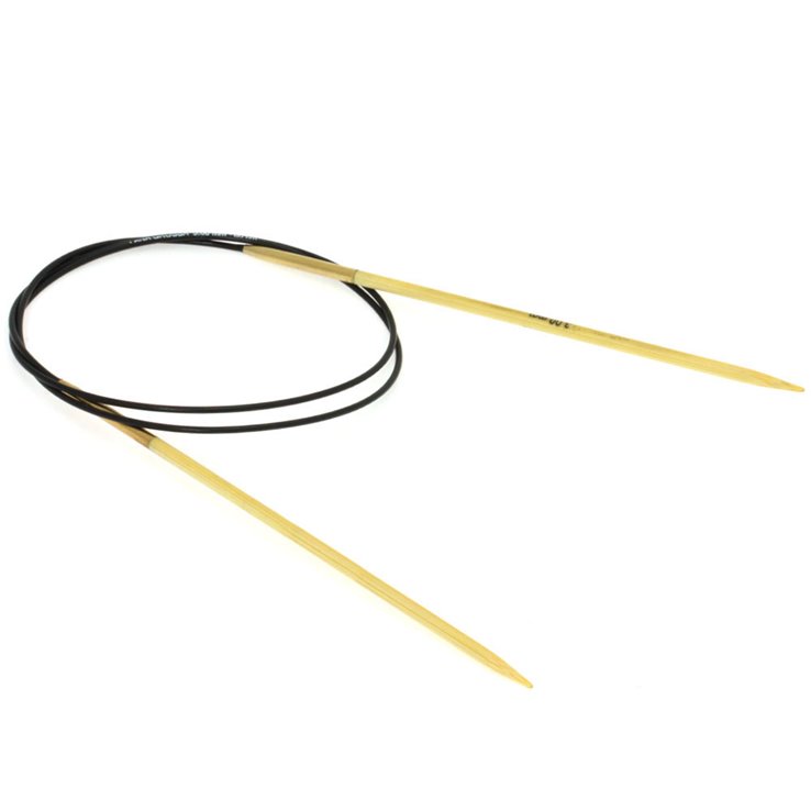 Lana Grossa Ago circolare da maglia bambù mis.  3,0/80cm