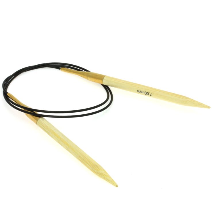 Lana Grossa Ago circolare da maglia bambù mis.  7,0/80cm