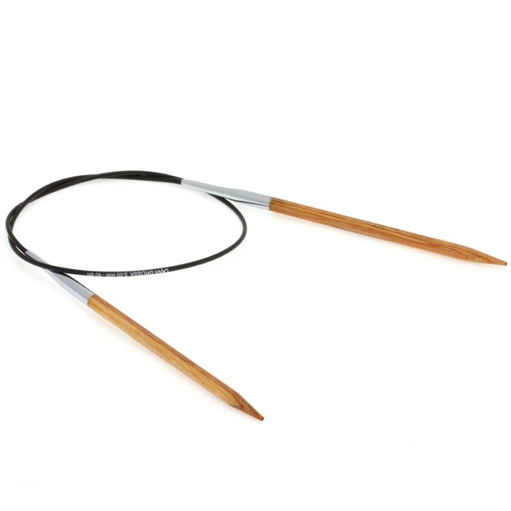 Lana Grossa Ago circolare da maglia design-legno Natur mis. 5,0/60cm