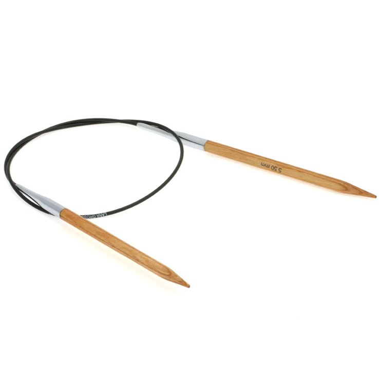 Lana Grossa Ago circolare da maglia design-legno Natur mis. 5,5/60cm