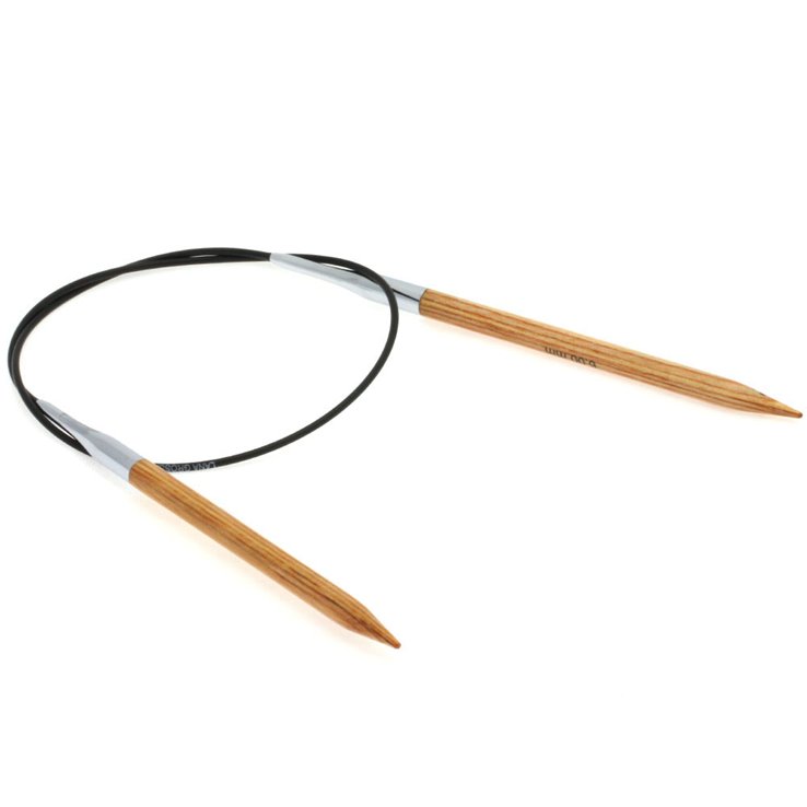 Lana Grossa Ago circolare da maglia design-legno Natur mis. 6,0/60cm