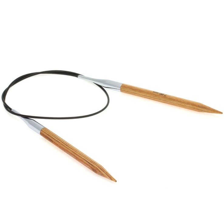 Lana Grossa Ago circolare da maglia design-legno Natur mis, 7,0/60cm