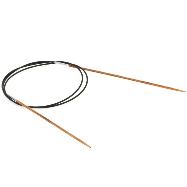 Lana Grossa Ago circolare da maglia design-legno Natur mis. 2,0/80cm