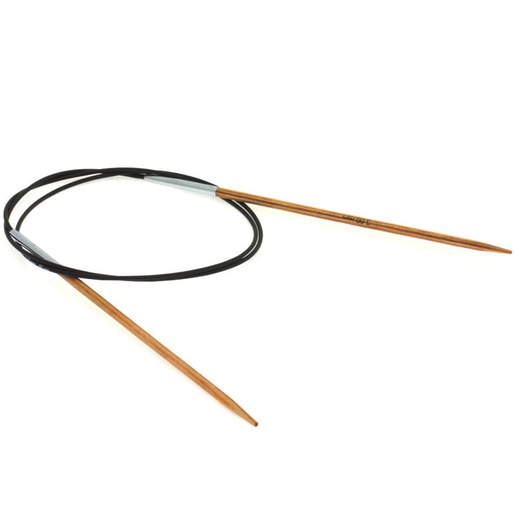 Lana Grossa Ago circolare da maglia design-legno Natur mis. 3,0/80cm