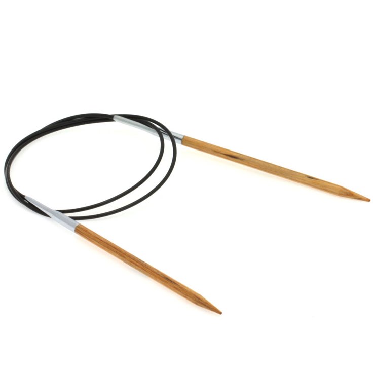 Lana Grossa Ago circolare da maglia design-legno Natur mis. 4,5/80cm