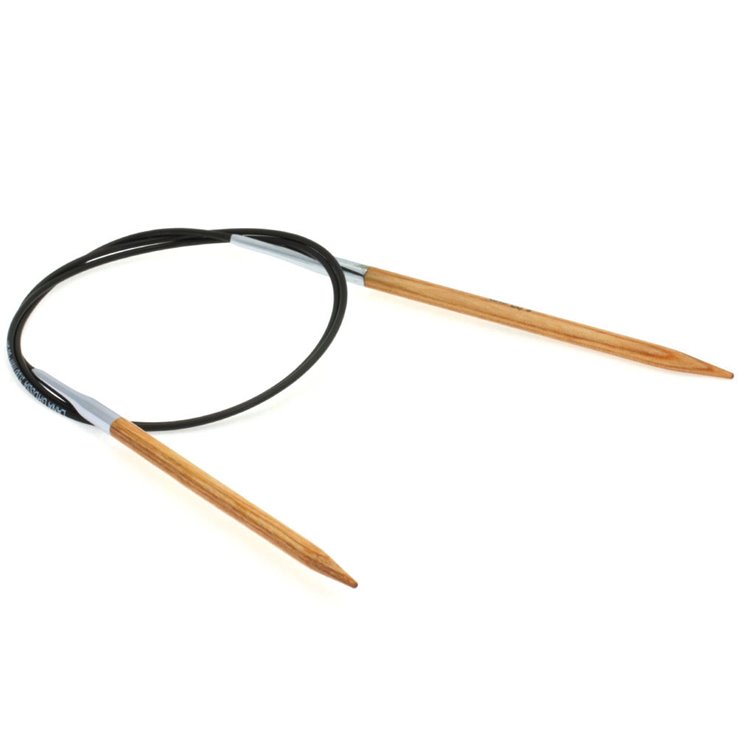 Lana Grossa Ago circolare da maglia design-legno Natur mis. 5,0/80cm