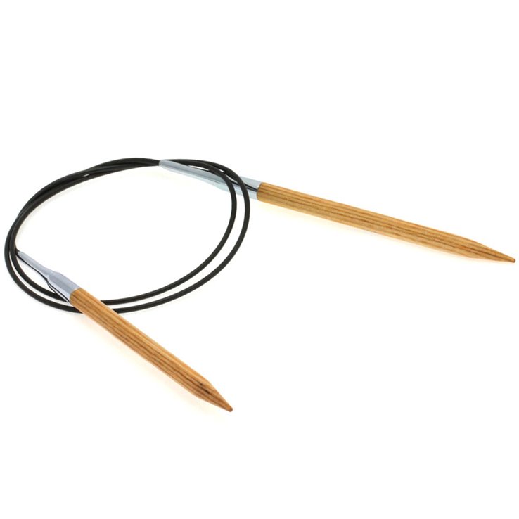 Lana Grossa Ago circolare da maglia design-legno Natur mis. 6,0/80cm