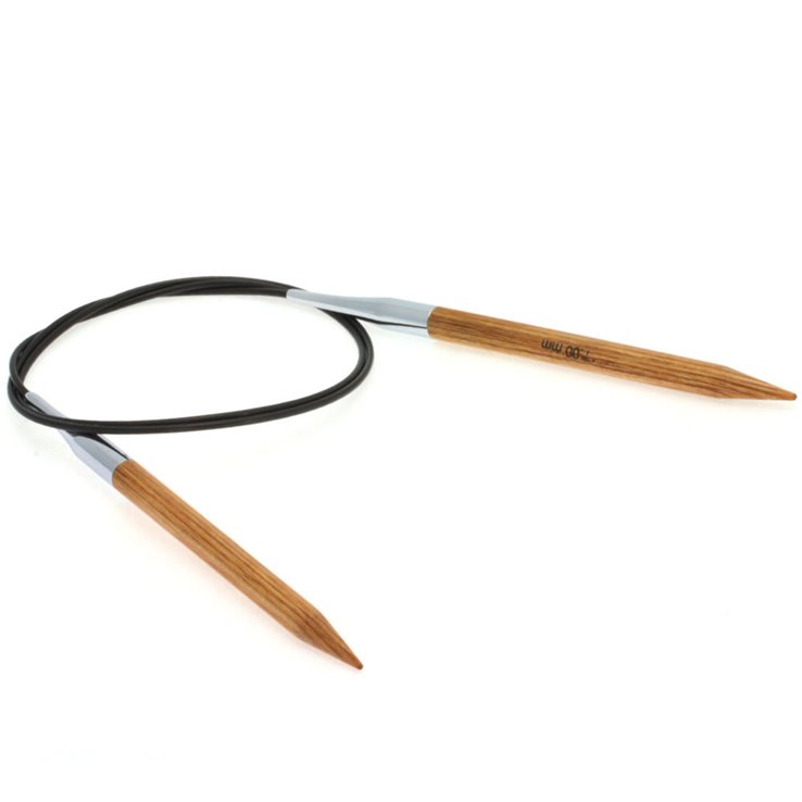 Lana Grossa Ago circolare da maglia design-legno Natur mis. 7,0/80cm