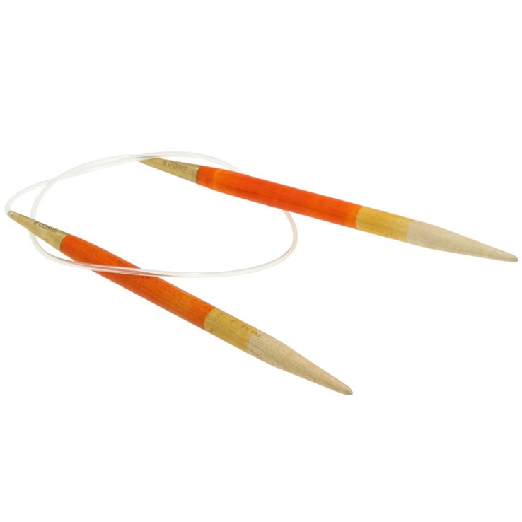 Lana Grossa Ago circolare da maglia Ayurveda mis. 8,0/60cm