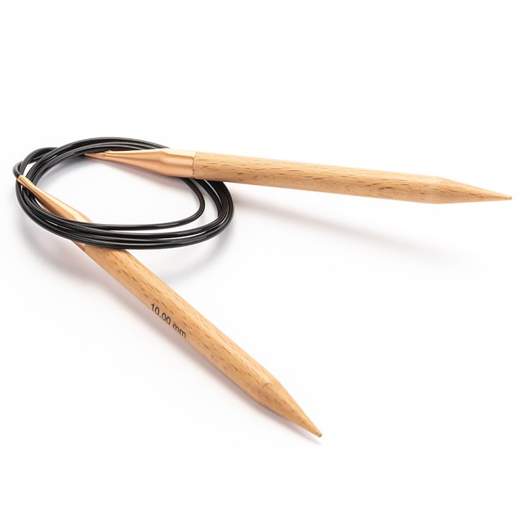 Lana Grossa Ago circolare da maglia faggio (Tanja Steinbach Edition) mis. 10,0/120cm