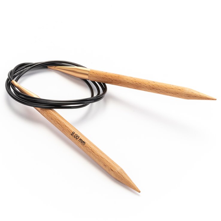 Lana Grossa Ago circolare da maglia faggio (Tanja Steinbach Edition) mis. 9,0/120cm