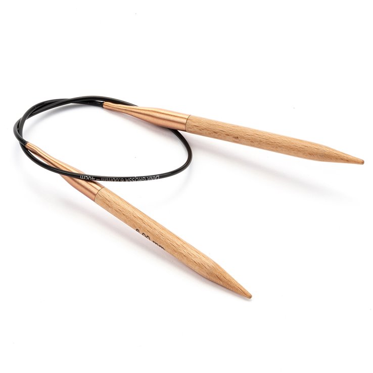 Lana Grossa Ago circolare da maglia faggio (Tanja Steinbach Edition) mis. 6,0/40cm