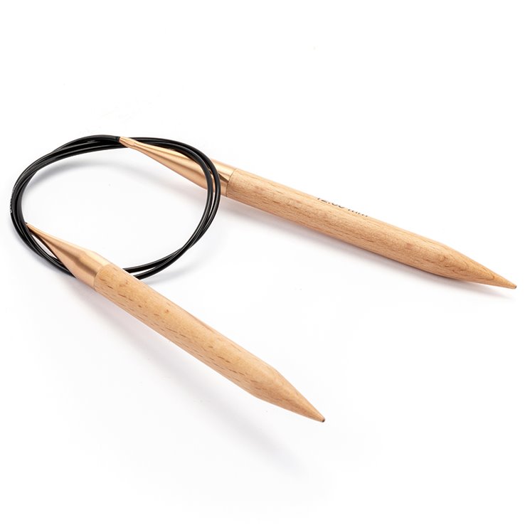 Lana Grossa Ago circolare da maglia faggio (Tanja Steinbach Edition) mis. 12,0/80cm