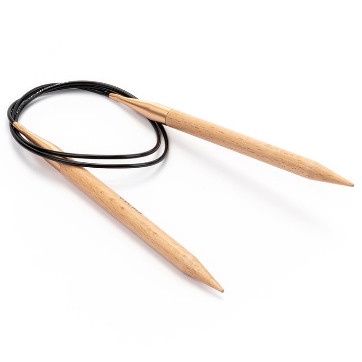 Lana Grossa Ago circolare da maglia faggio (Tanja Steinbach Edition) mis. 9,0/80cm