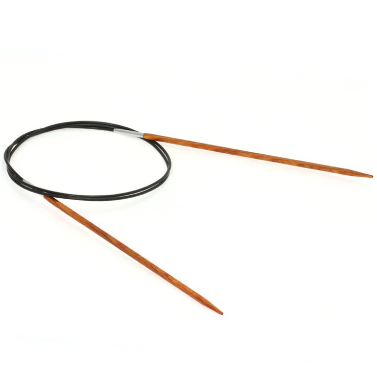 Lana Grossa Ago circolare da maglia design-legno Quattro mis. 3,0/80cm