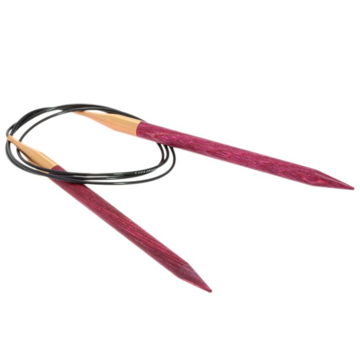 Lana Grossa Ago circolare da maglia design-legno Signal mis. 8,0/100cm