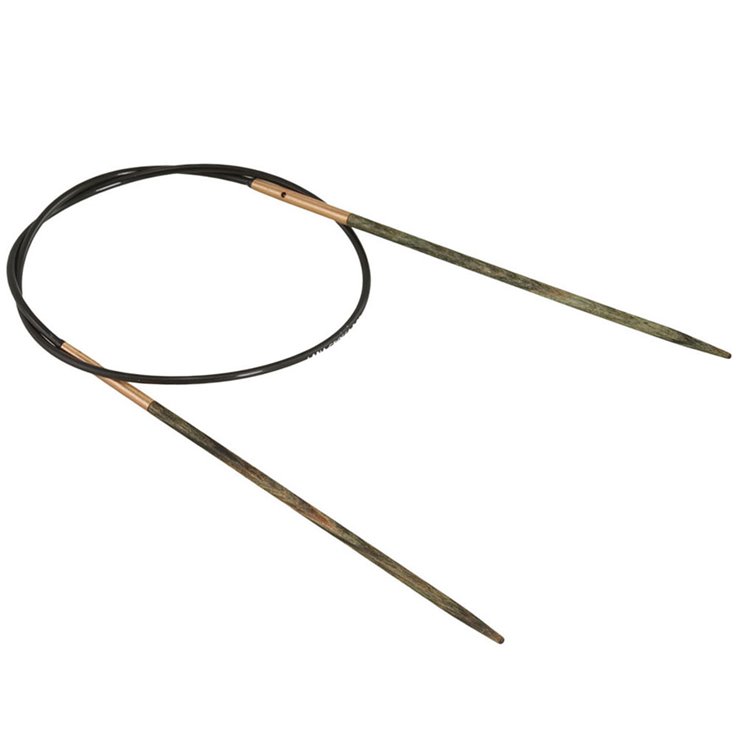 Lana Grossa Ago circolare da maglia design-legno Signal mis. 2,0/40cm