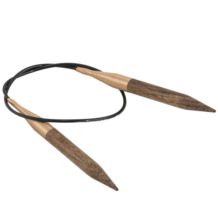 Lana Grossa Ago circolare da maglia design-legno Signal mis. 7,0/40cm