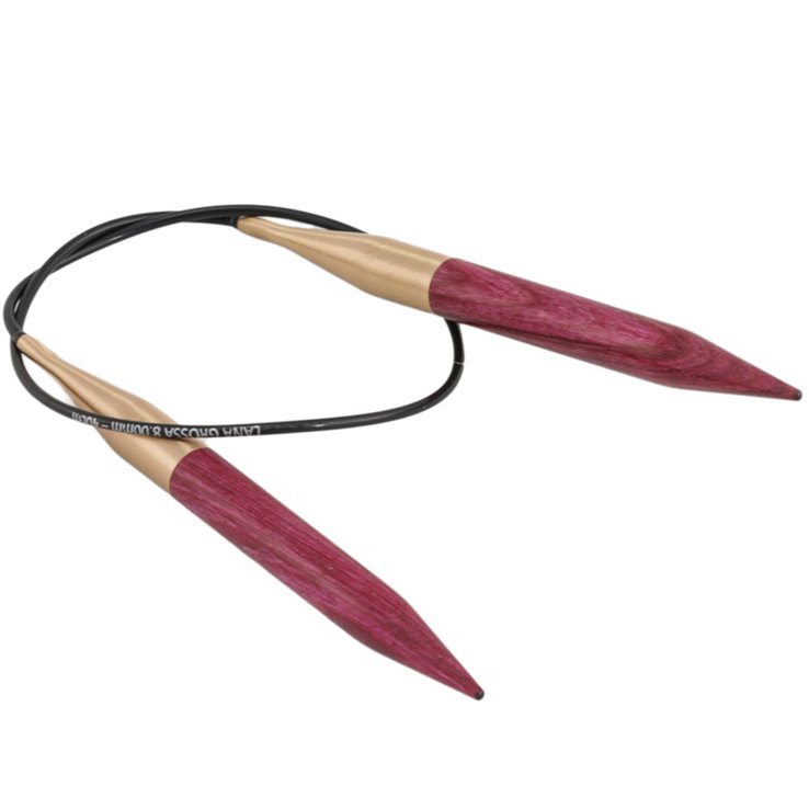 Lana Grossa Ago circolare da maglia design-legno Signal mis. 8,0/40cm