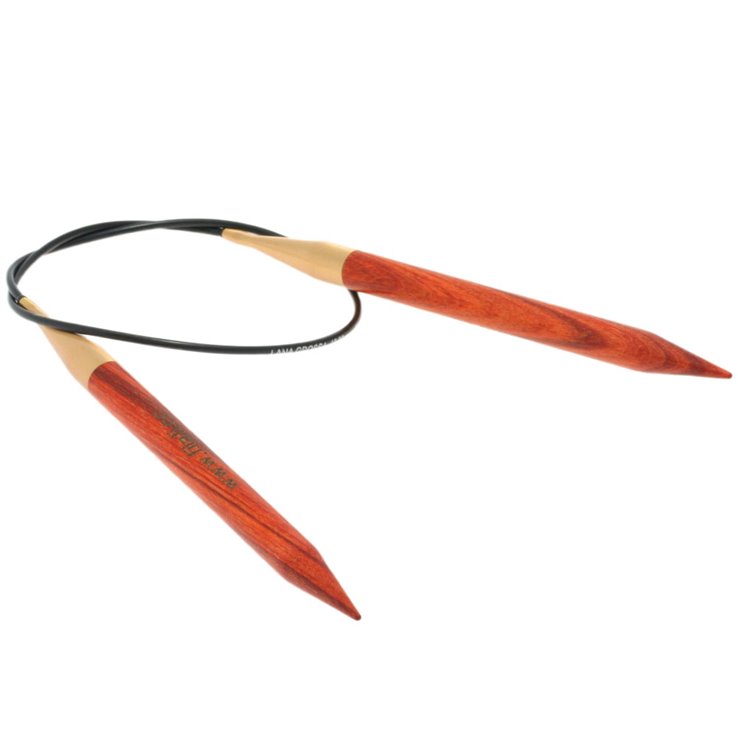 Lana Grossa Ago circolare da maglia design-legno Signal mis.10,0/60cm