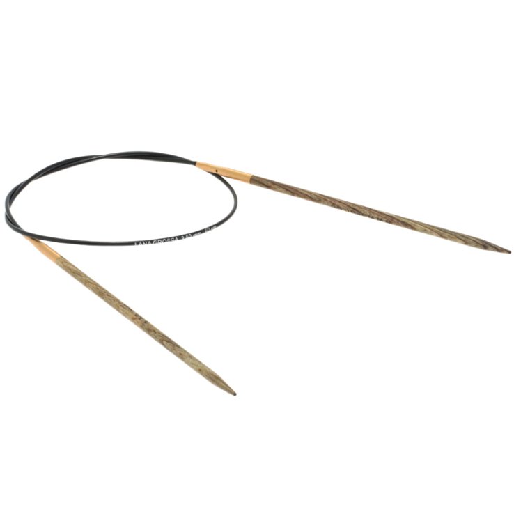 Lana Grossa Ago circolare da maglia design-legno Signal mis. 3,5/60cm