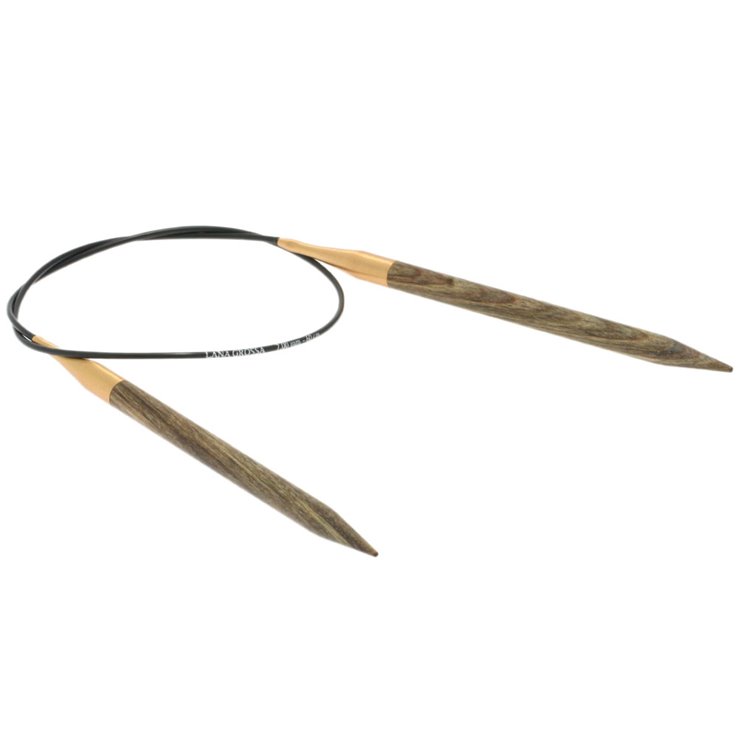 Lana Grossa Ago circolare da maglia design-legno Signal mis. 7,0/60cm